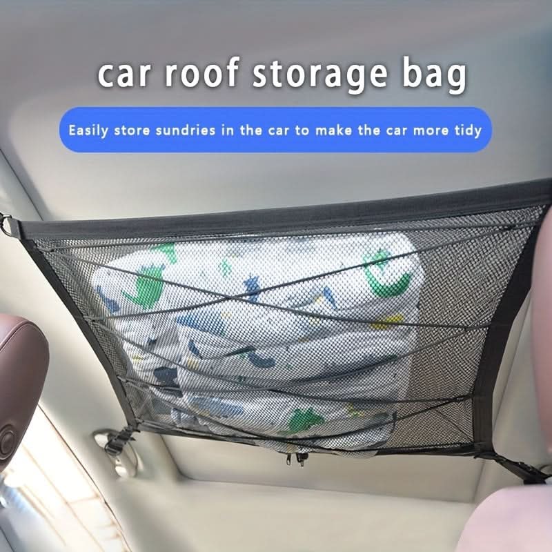 Car Roof Storage Net for Travel, Camping & Road Trips