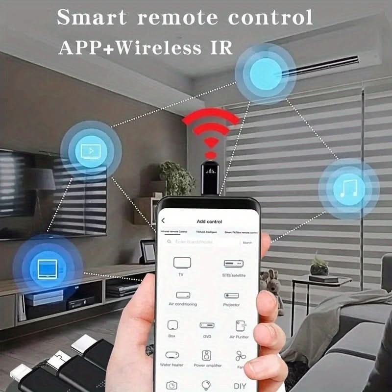 Universal IR Remote Controller Adapter for Smartphone