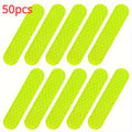 Universal Reflective Safety Stickers – PVC Warning Decals for Cars, Motorcycles & Helmets