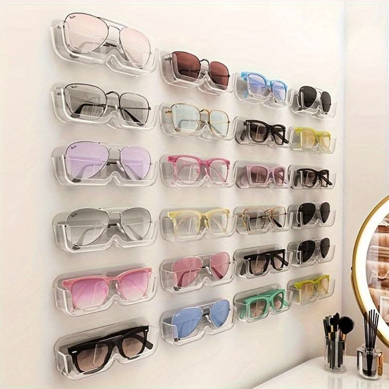 Wall-Mounted Eyewear Organizer for Glasses
