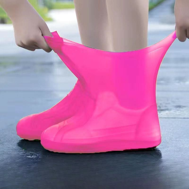 Waterproof Reusable Latex Rain Boot Covers – 3 Pairs