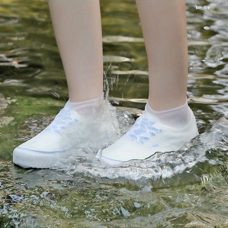 Waterproof Reusable Latex Rain Boot Covers – 3 Pairs