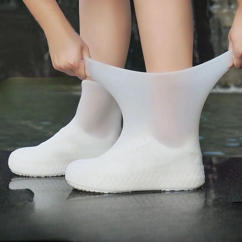 Waterproof Reusable Latex Rain Boot Covers – 3 Pairs