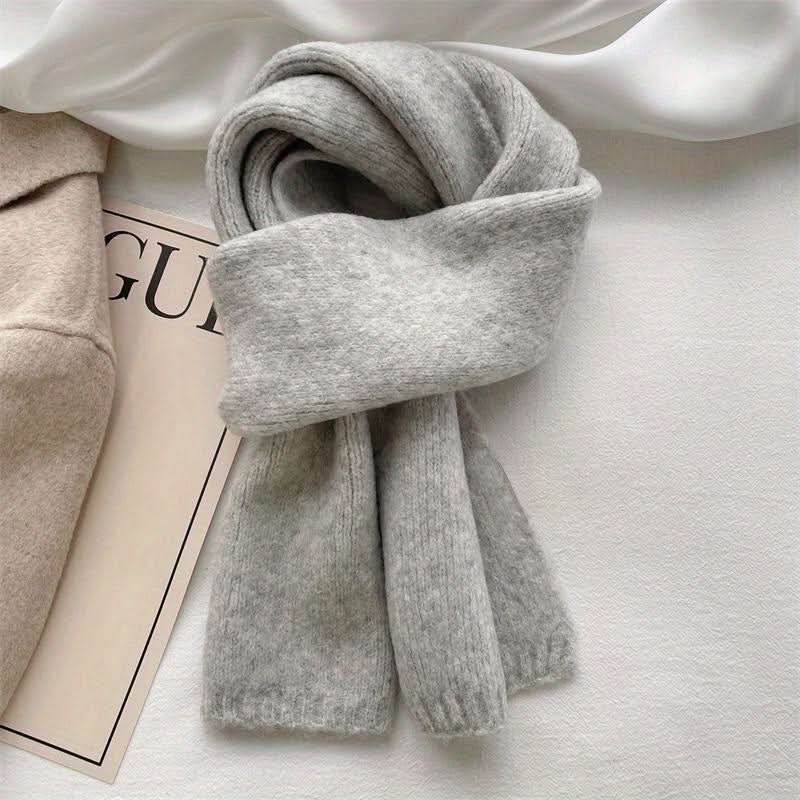 Soft & Warm Acrylic Knit Scarf – Elegant Winter Neckwear