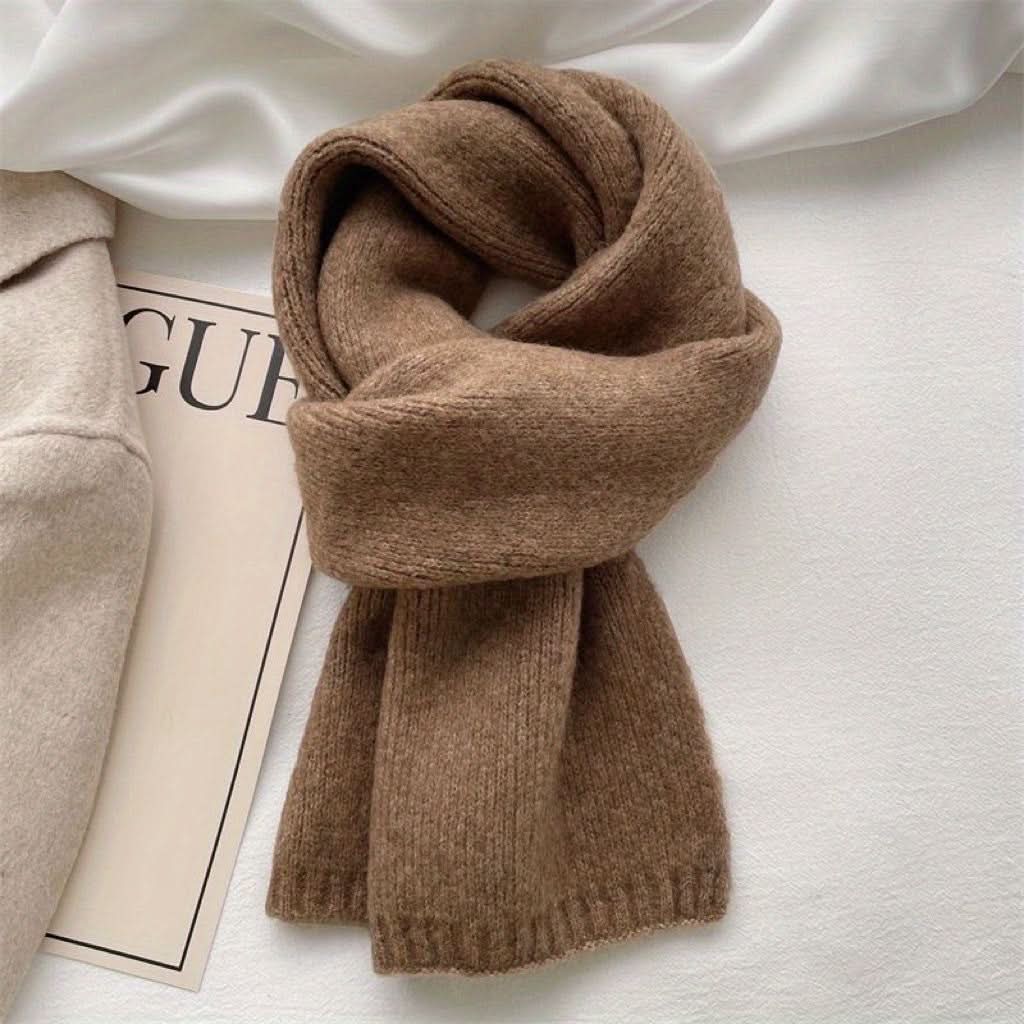 Soft & Warm Acrylic Knit Scarf – Elegant Winter Neckwear