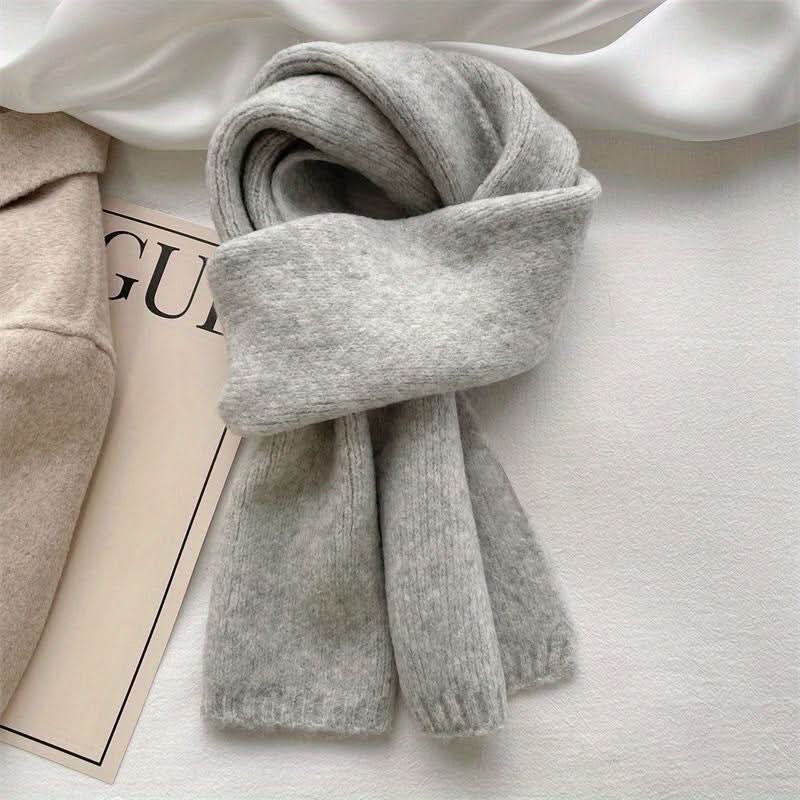 Soft & Warm Acrylic Knit Scarf – Elegant Winter Neckwear