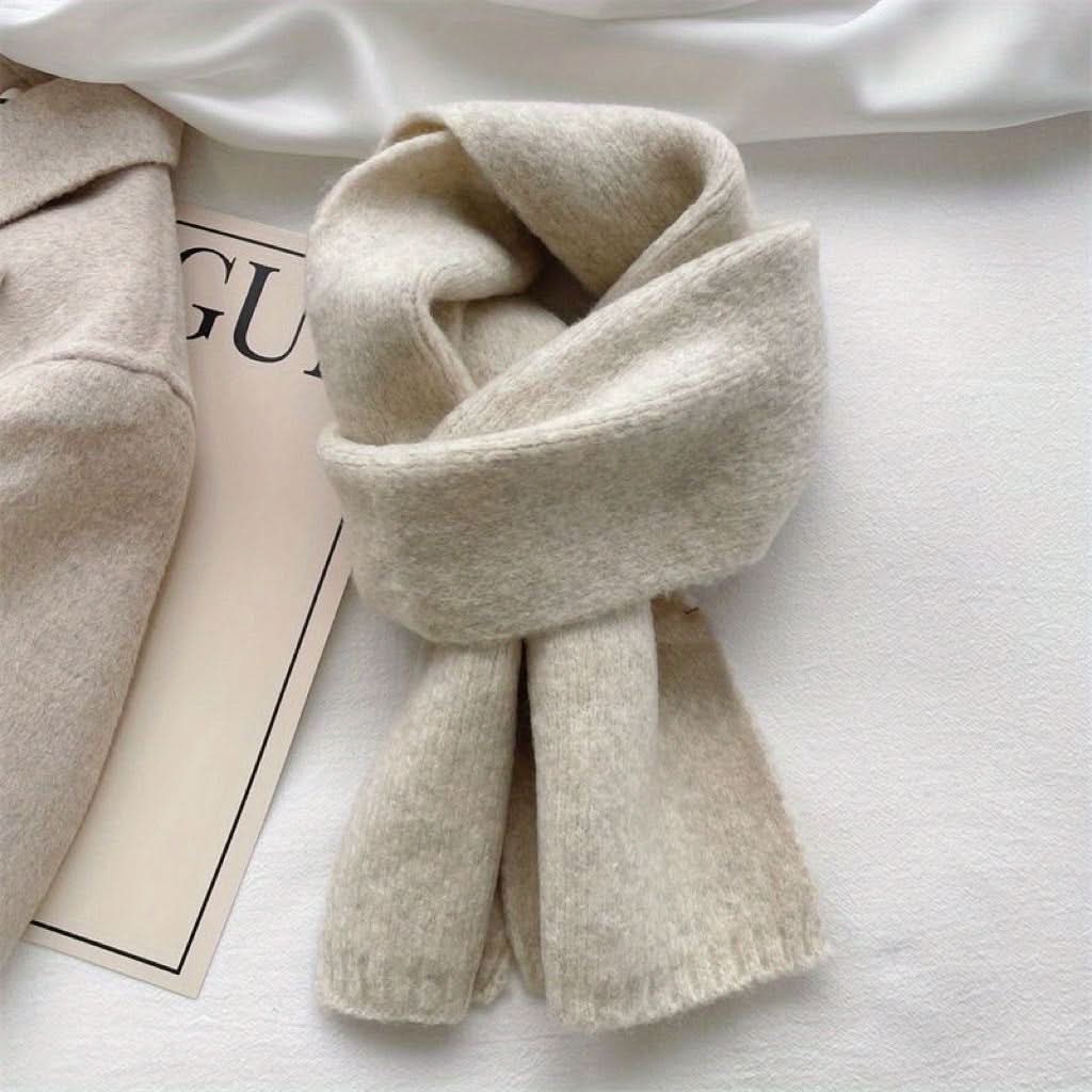 Soft & Warm Acrylic Knit Scarf – Elegant Winter Neckwear