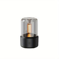 USB Aromatherapy Humidifier with Candlelight Lamp – Bedroom Decor & Gift