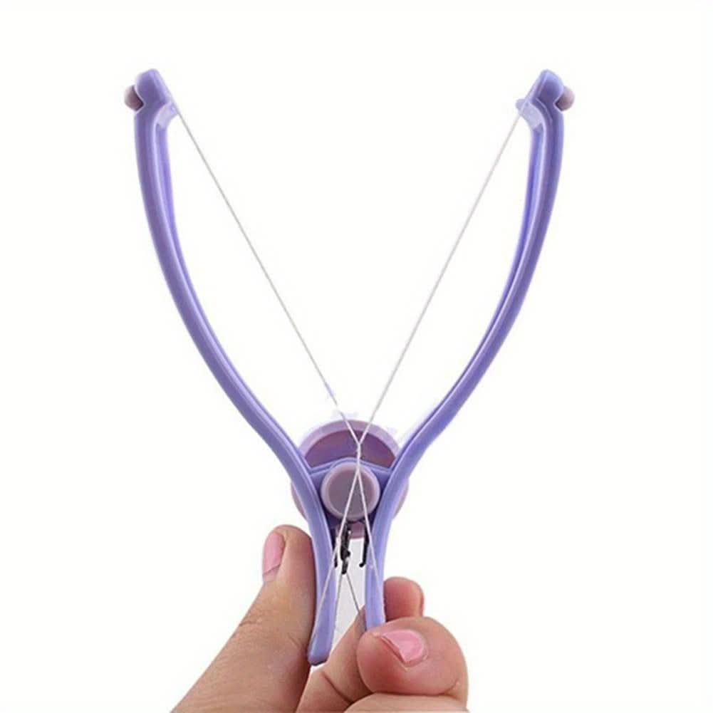 Spring Facial Hair Remover - Easy Threading Epilator for Cheeks & Eyebrows