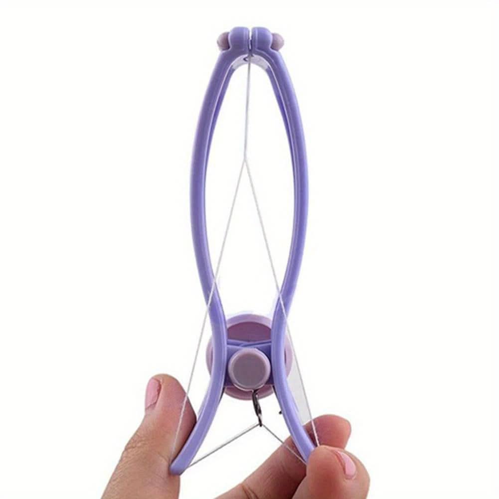 Spring Facial Hair Remover - Easy Threading Epilator for Cheeks & Eyebrows