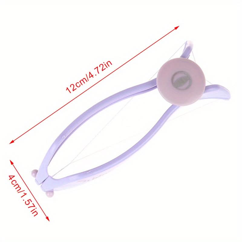 Spring Facial Hair Remover - Easy Threading Epilator for Cheeks & Eyebrows