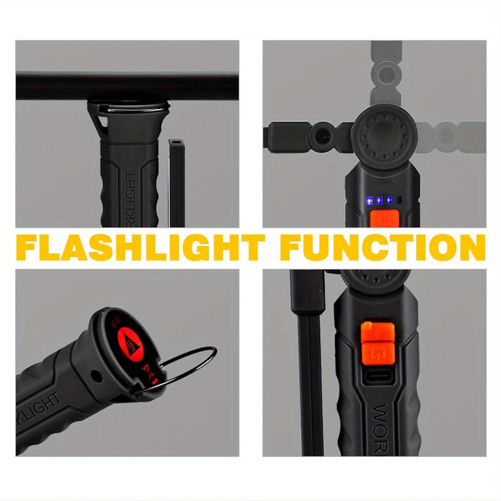 360° Rotatable USB Rechargeable LED Work Light