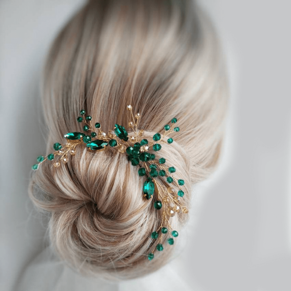 Vintage Rhinestone Hair Comb for Weddings