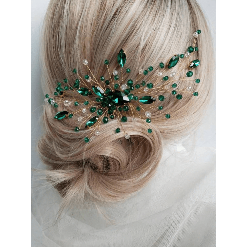 Vintage Rhinestone Hair Comb for Weddings