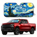 Starry Night RV Windshield Sunshade – UV Protection with Suction Cups