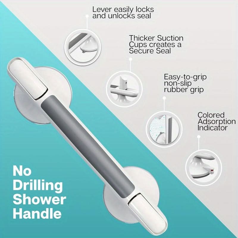 12-Inch Suction Grab Bars for Bathrooms