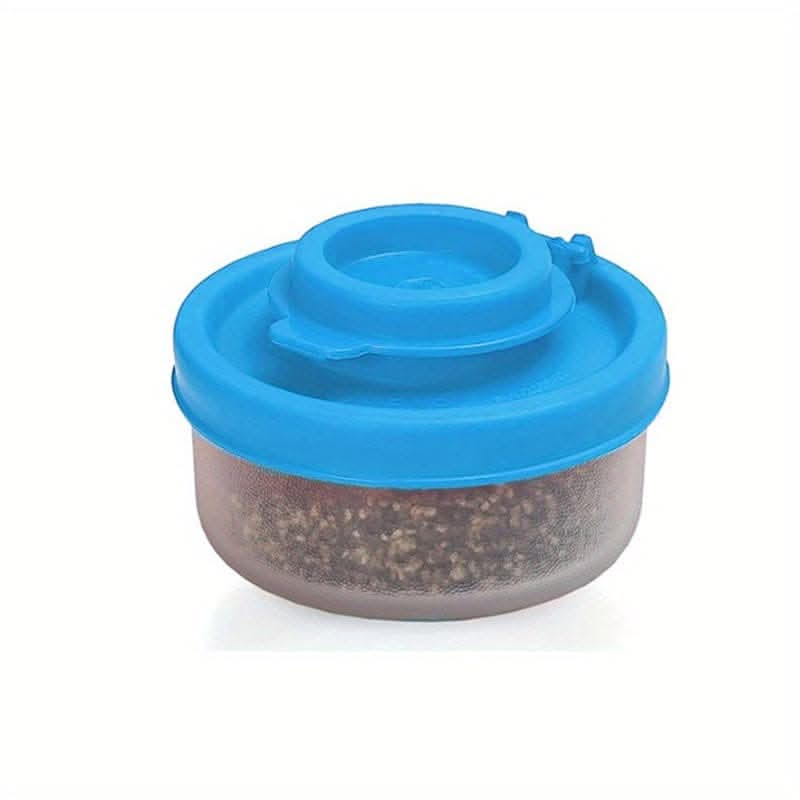 Spice Jar Set with Shaker Pour Lids - Moisture-Proof Plastic Seasoning Containers