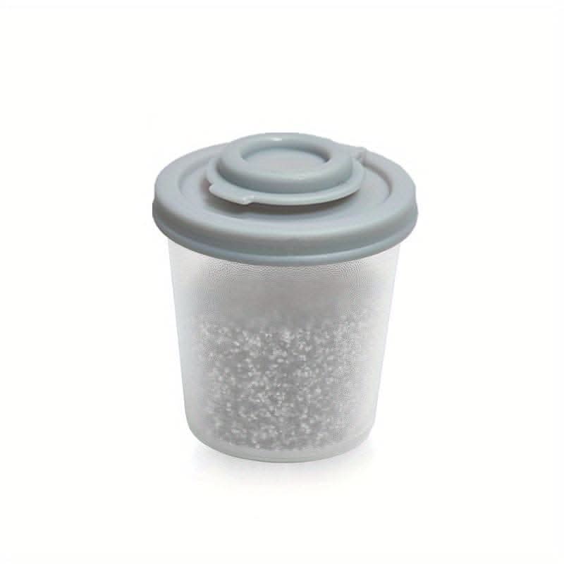 Spice Jar Set with Shaker Pour Lids - Moisture-Proof Plastic Seasoning Containers