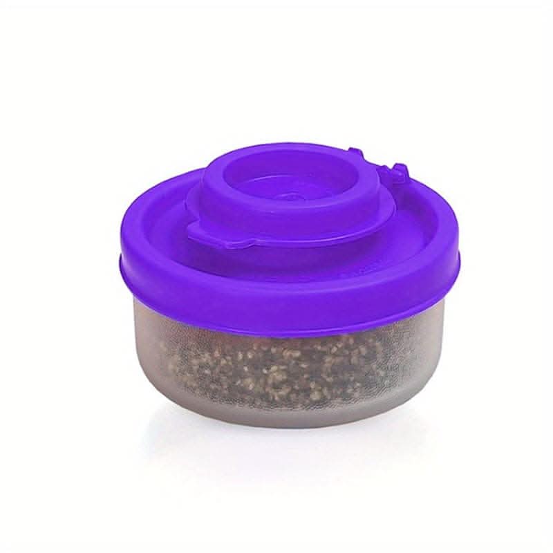 Spice Jar Set with Shaker Pour Lids - Moisture-Proof Plastic Seasoning Containers