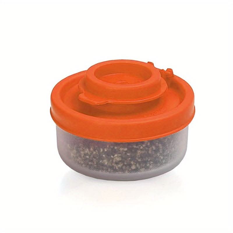 Spice Jar Set with Shaker Pour Lids - Moisture-Proof Plastic Seasoning Containers