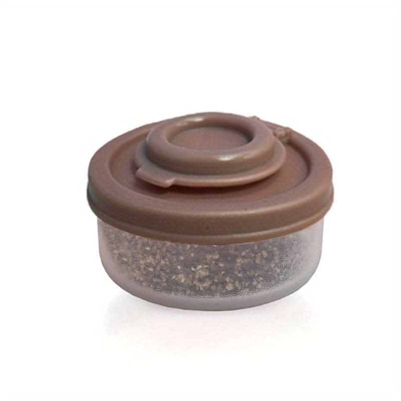 Spice Jar Set with Shaker Pour Lids - Moisture-Proof Plastic Seasoning Containers