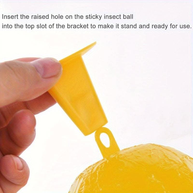 Fruit-Shaped Sticky Fly Trap Ball for Indoor Insect Control