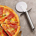 Stainless Steel Pizza Cutter Wheel - Easy-Grip Slicer