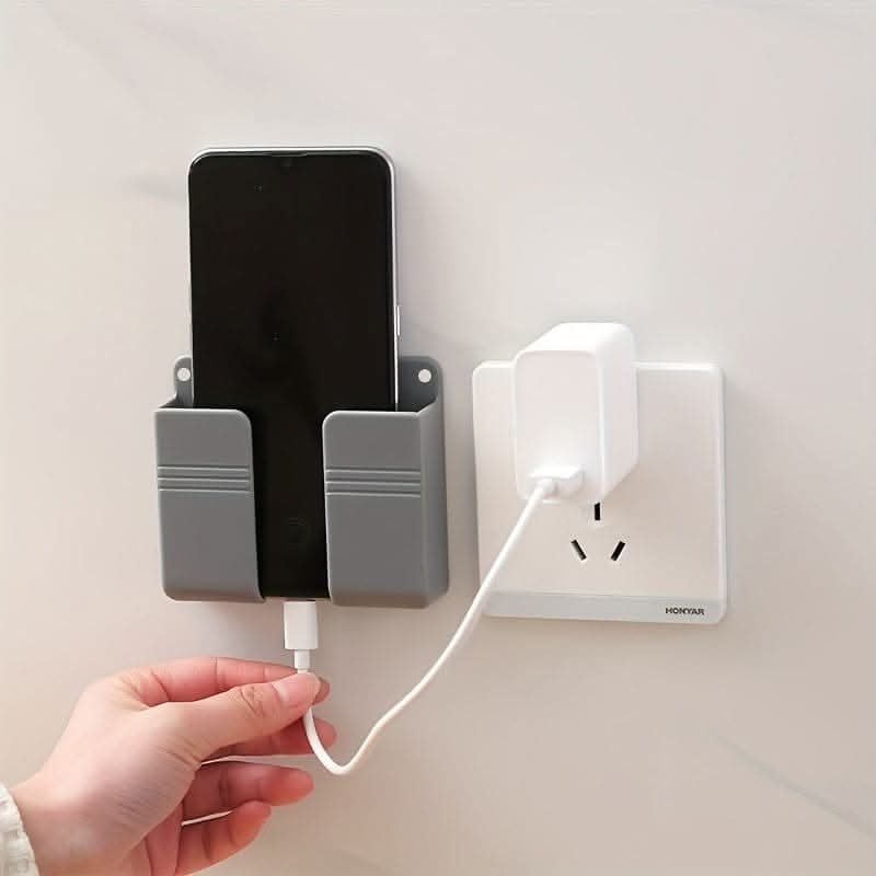 Wall-Mounted Phone Charging Holder for Organization