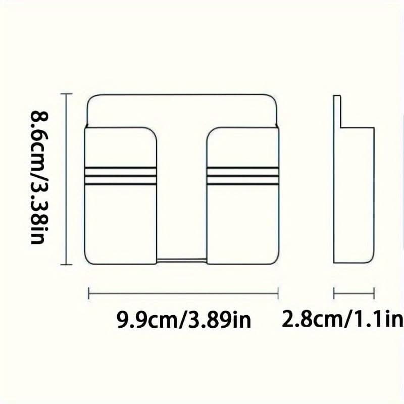 Wall-Mounted Phone Charging Holder for Organization