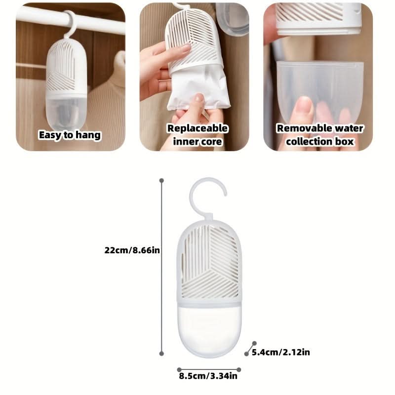5-Pack Hanging Reusable Dehumidifiers for Home
