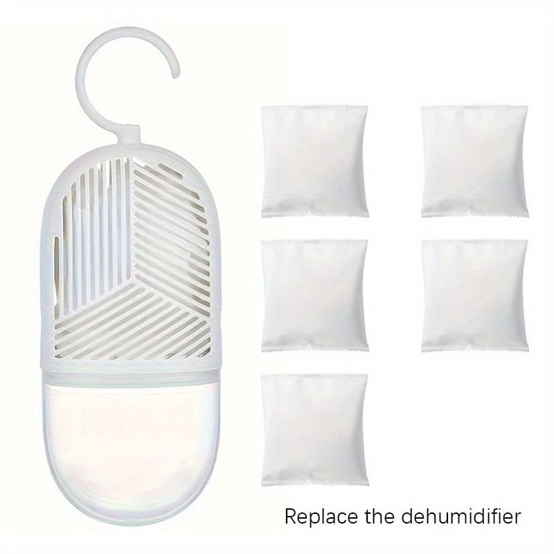 5-Pack Hanging Reusable Dehumidifiers for Home