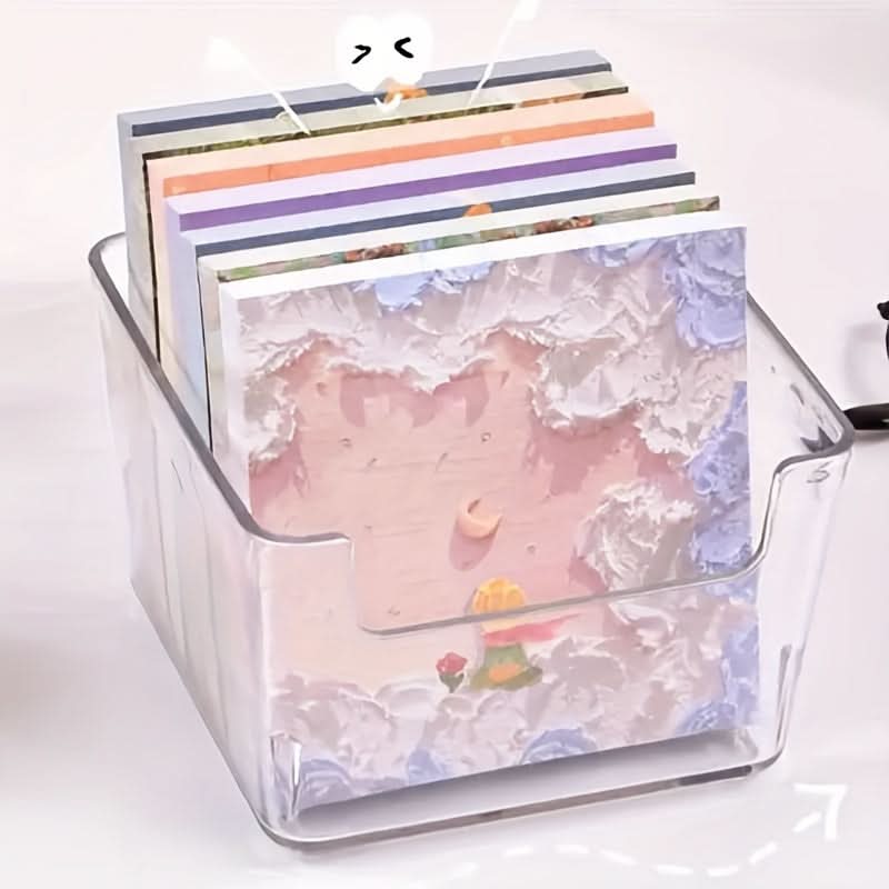 Clear Acrylic Desktop Storage Box for Supplies