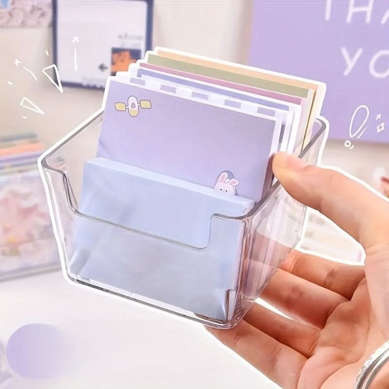 Clear Acrylic Desktop Storage Box for Supplies