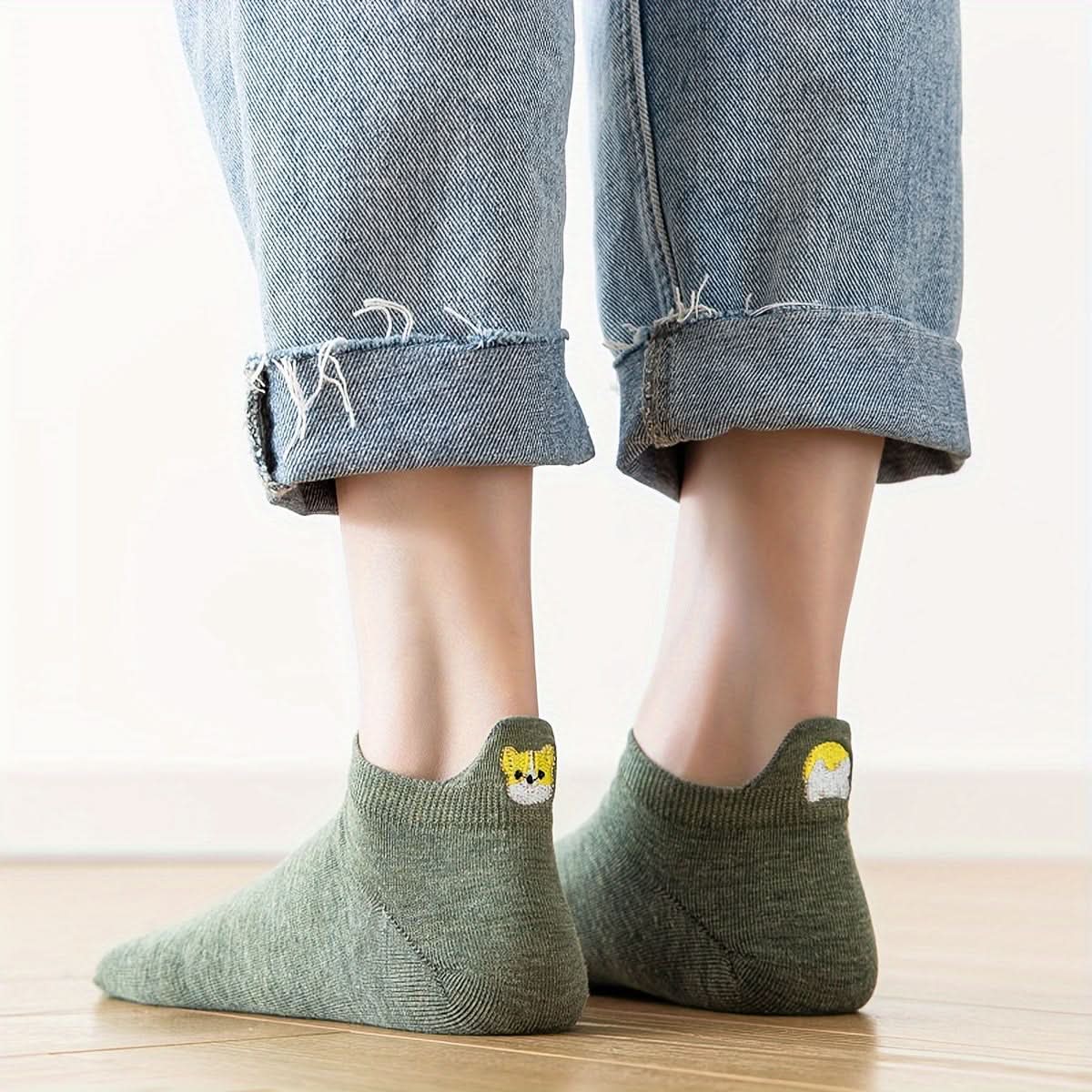 10 Pairs Women’s Cartoon Ankle Socks