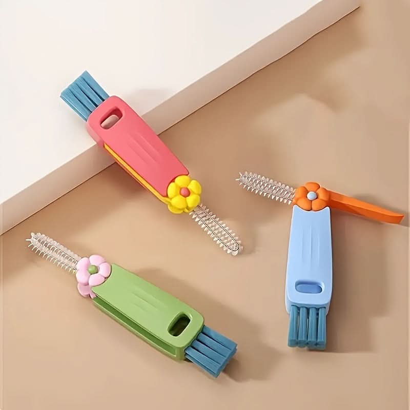3-in-1 Cup Lid & Gap Cleaning Brush – Multi-Purpose Scrubber