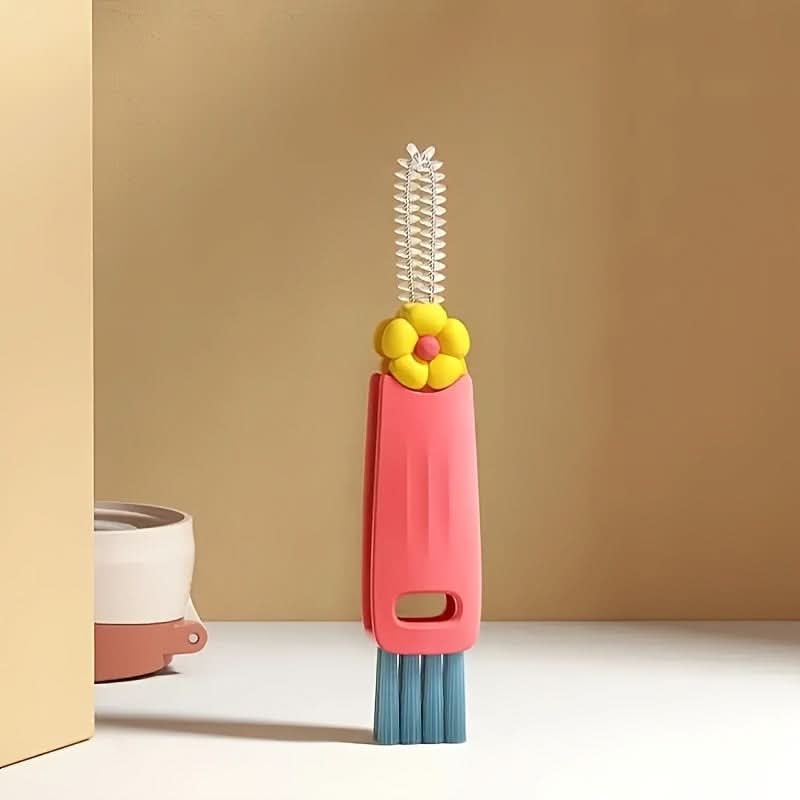 3-in-1 Cup Lid & Gap Cleaning Brush – Multi-Purpose Scrubber