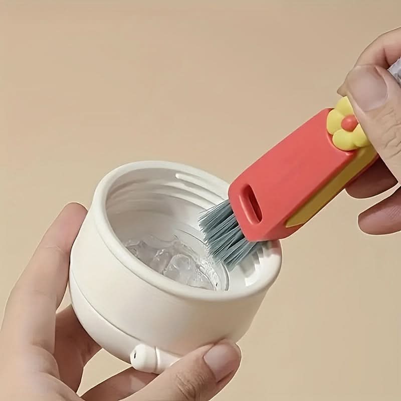 3-in-1 Cup Lid & Gap Cleaning Brush – Multi-Purpose Scrubber