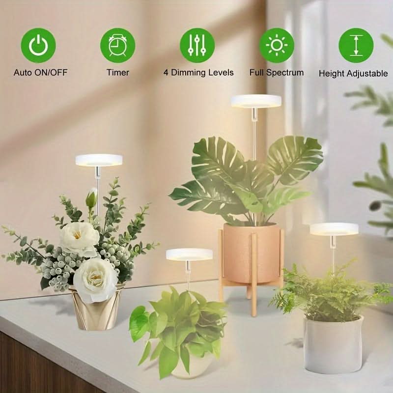 Adjustable LED Grow Light for Indoor Plants