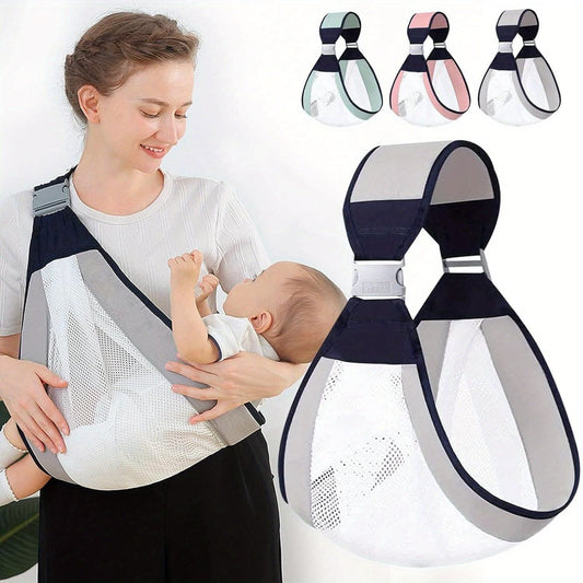 Ergonomic Baby Carrier Sling - Cotton & Mesh