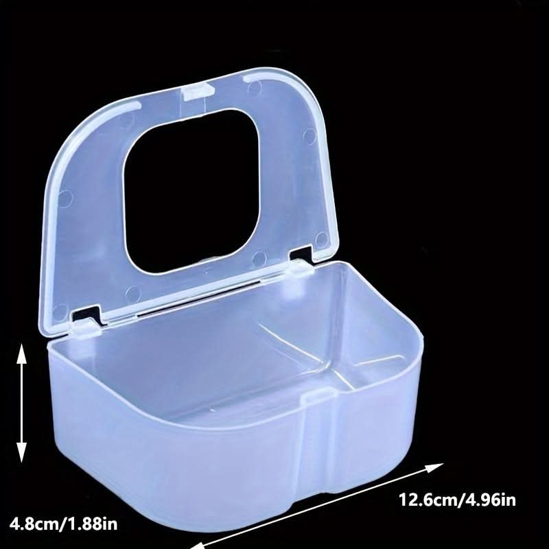 Durable Anti-Scatter Bird Feeder Box – Cage Feeder for Pigeons, Parrots & Small Birds
