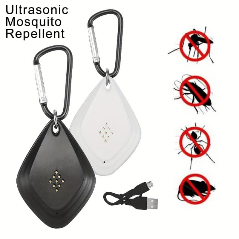 Portable Ultrasonic Mosquito Repellent with USB Charging