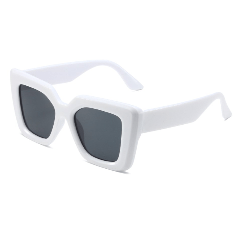 4 Pcs Stylish Large Square Eyeglasses - Anti-Reflective, Durable Frames, Assorted Colors