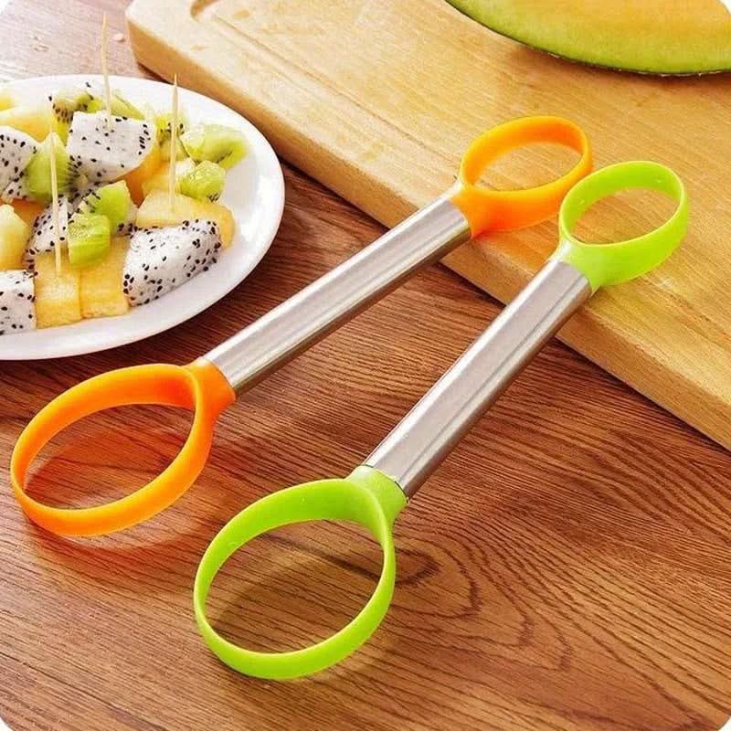 Stainless Steel Fruit Seed Remover Spoons – Ergonomic Scoop Tool (2-pack)