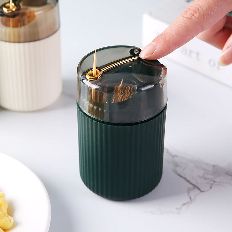 Automatic Pop-Up Toothpick Holder, Elegant Storage Box