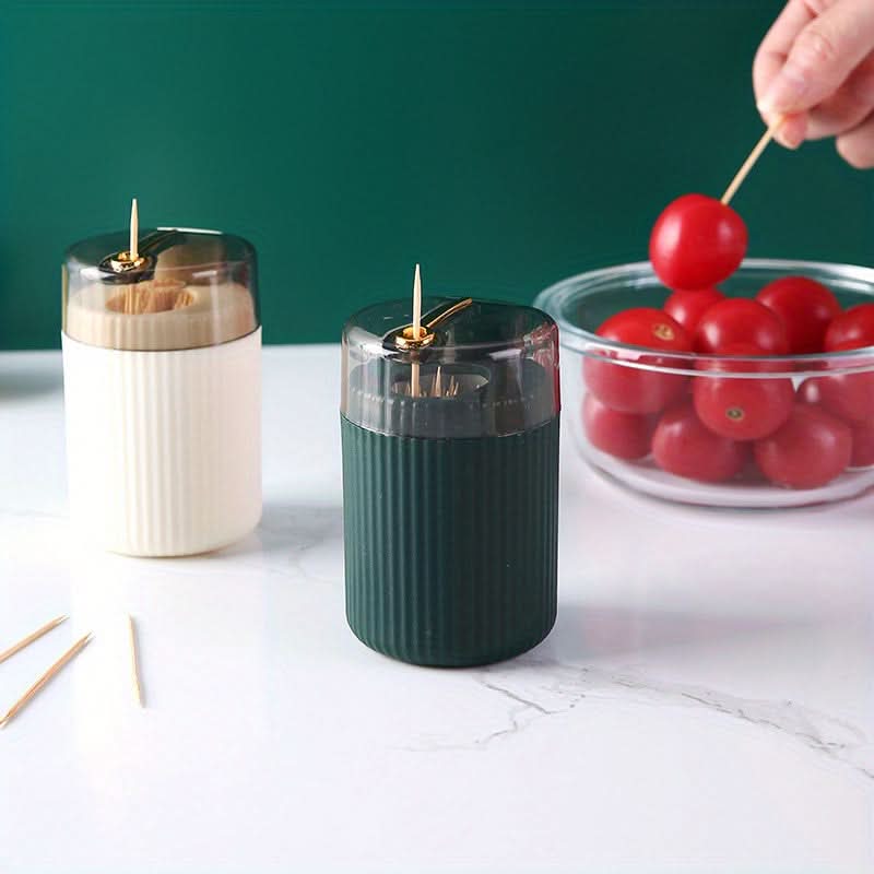 Automatic Pop-Up Toothpick Holder, Elegant Storage Box
