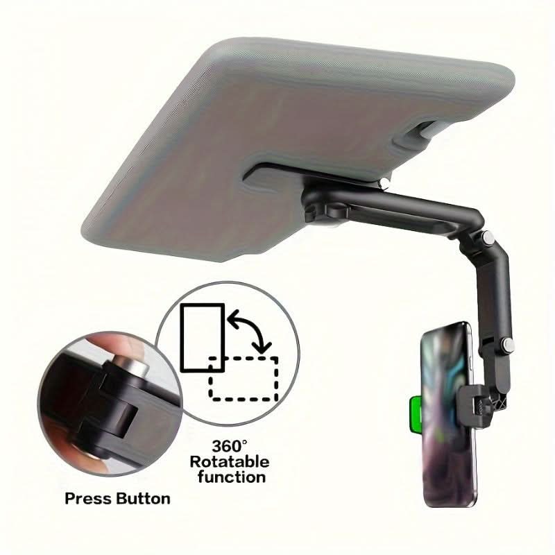 1080° Rotating Car Phone Mount – Multi-Function Clip Holder
