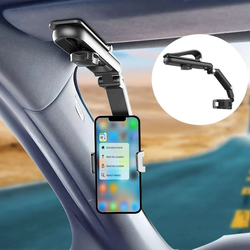 1080° Rotating Car Phone Mount – Multi-Function Clip Holder