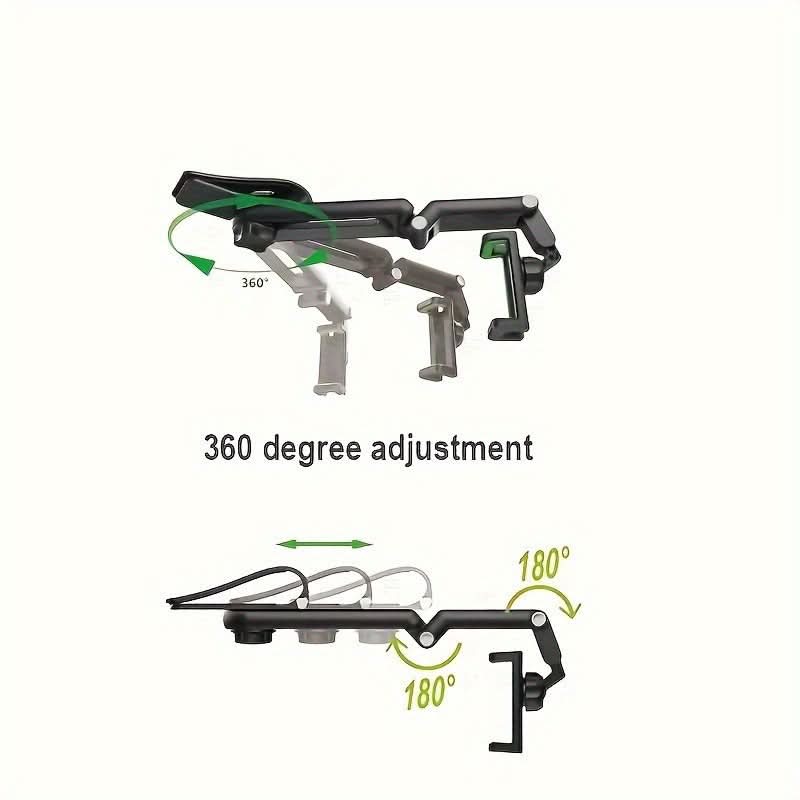1080° Rotating Car Phone Mount – Multi-Function Clip Holder