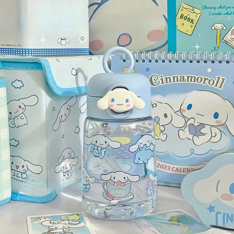 Kawaii Portable Water Bottle - Cinnamoroll, Melody, Kuromi