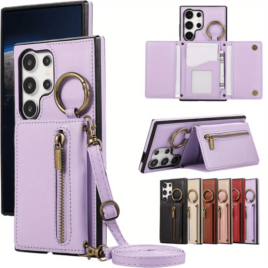 Galaxy S-Series Ultra Case with Ring & Lanyard